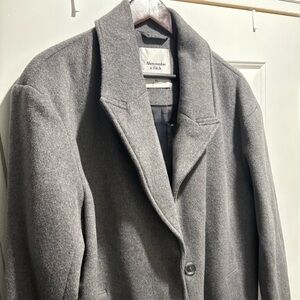 Abercrombie & Fitch Women's Charcoal Coat